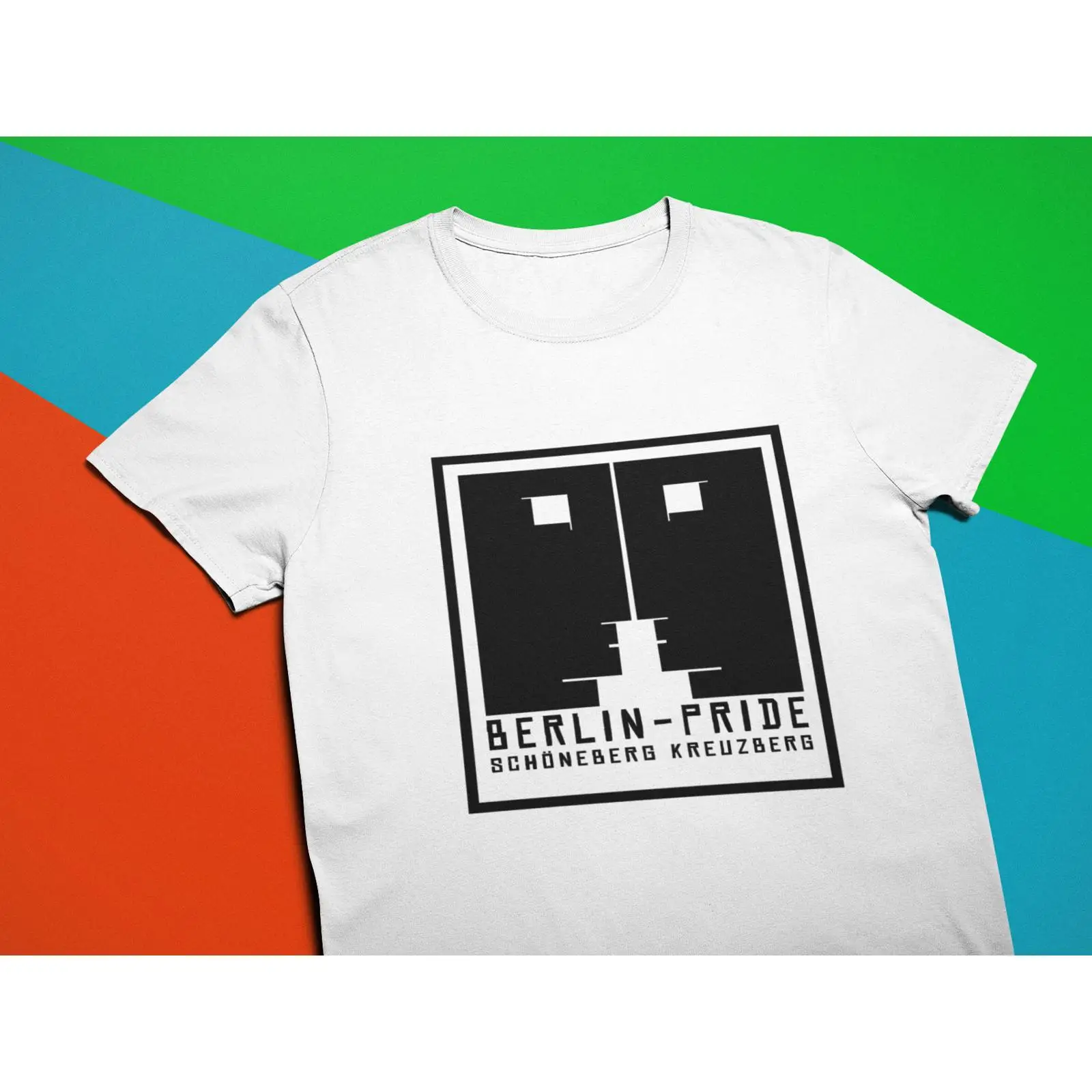 Vintage Fashion Berlin - Camiseta Berlin Pride Techno Gay Power,