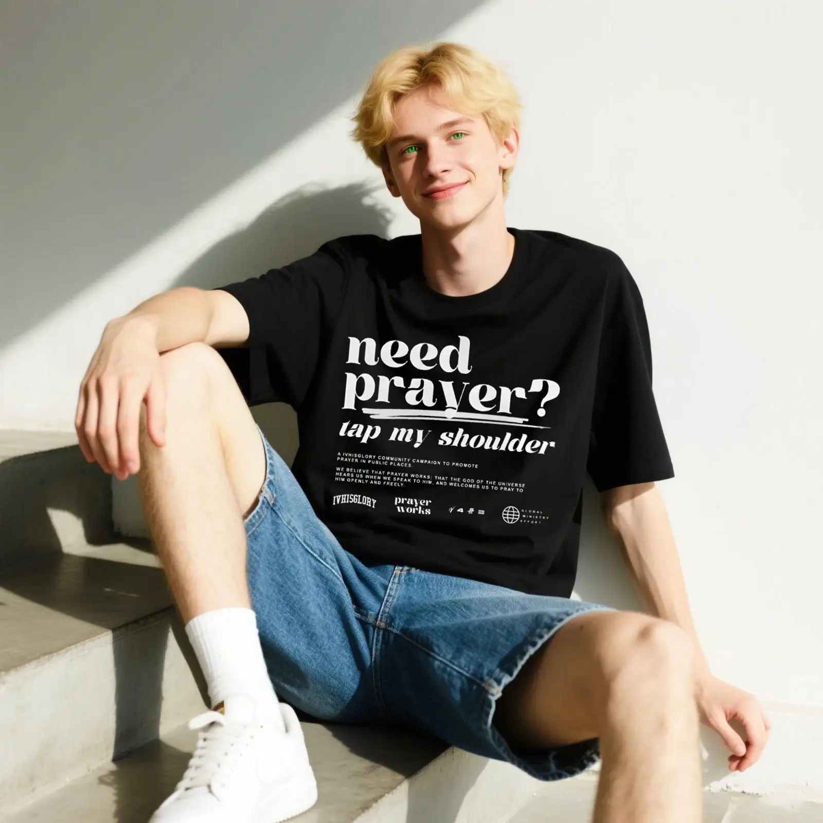 Vintage Fashion Campaigns - Camiseta de la Campaña Prayer Works