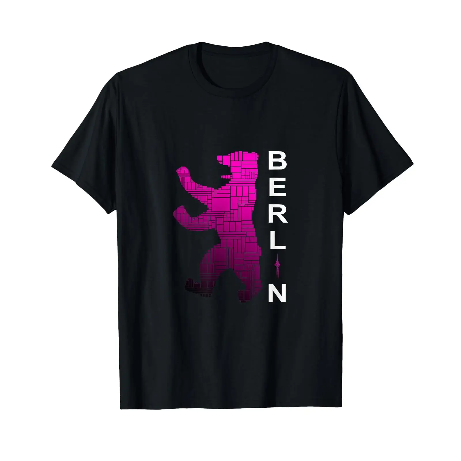 Vintage Fashion Berlin - Camiseta con texto en alemán 'Ich