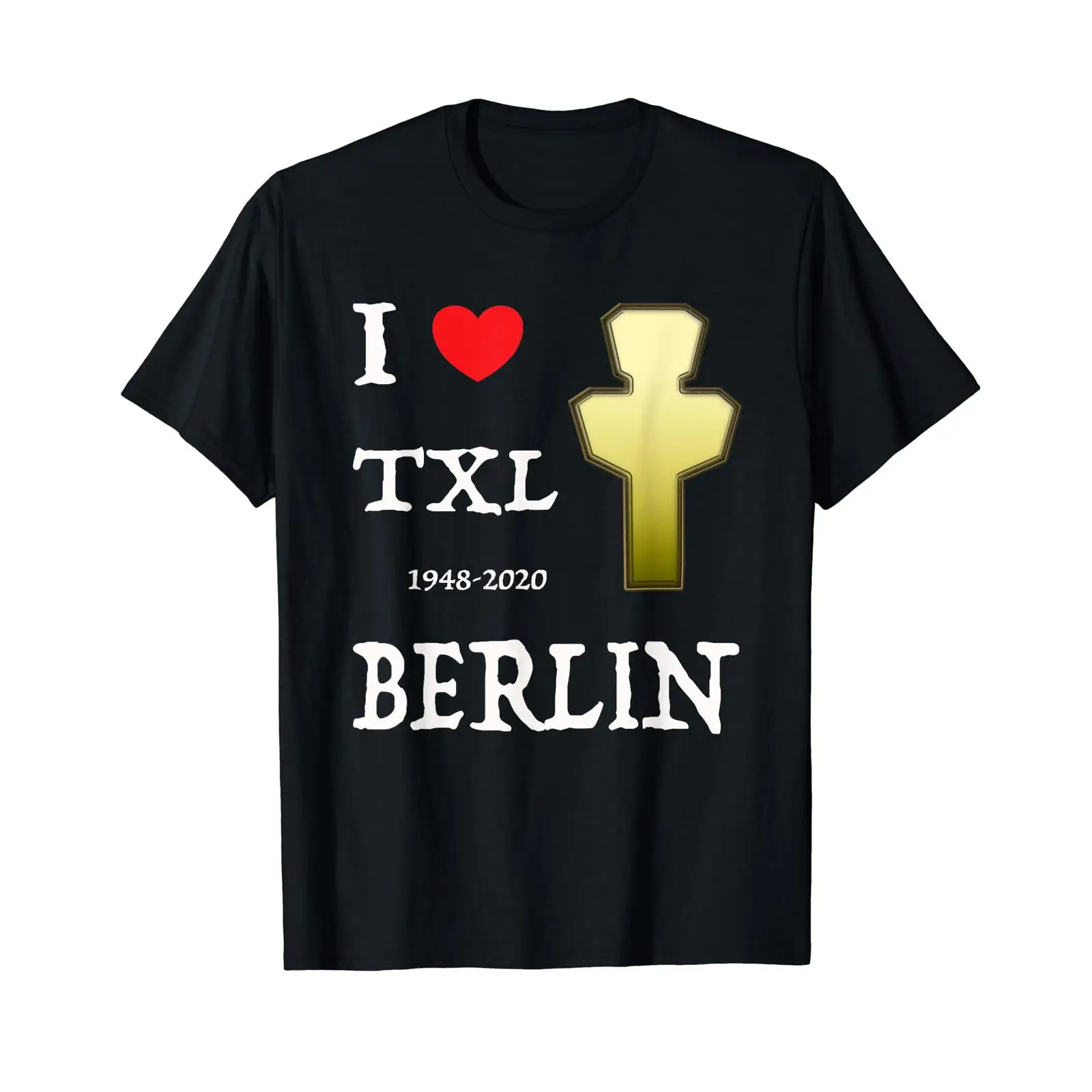 Vintage Fashion Berlin - Camiseta Tegel Berlin Airport Keepsake I