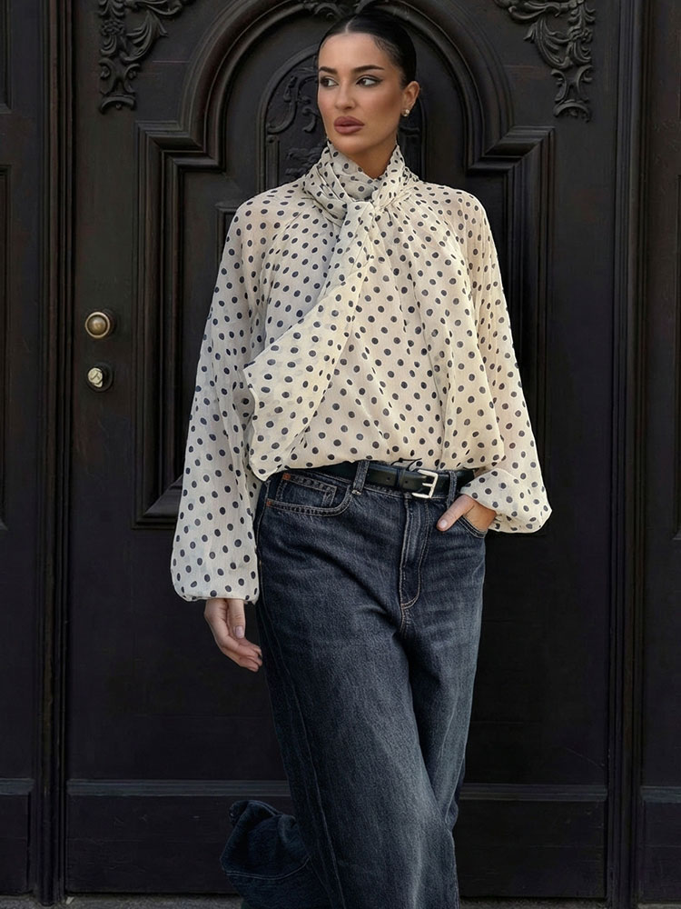 Vintage Fashion Trends 2026 - Blusa Elegante de Mujer HH con