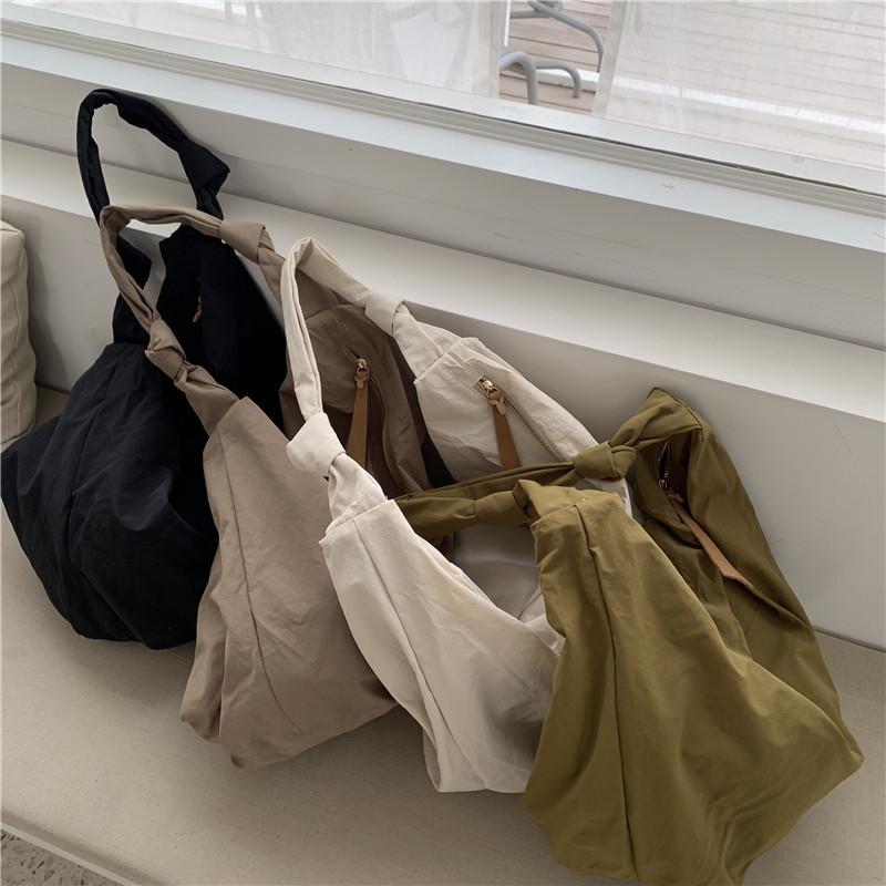 Vintage Fashion Shop - Youda-Bolso de hombro grande de nailon