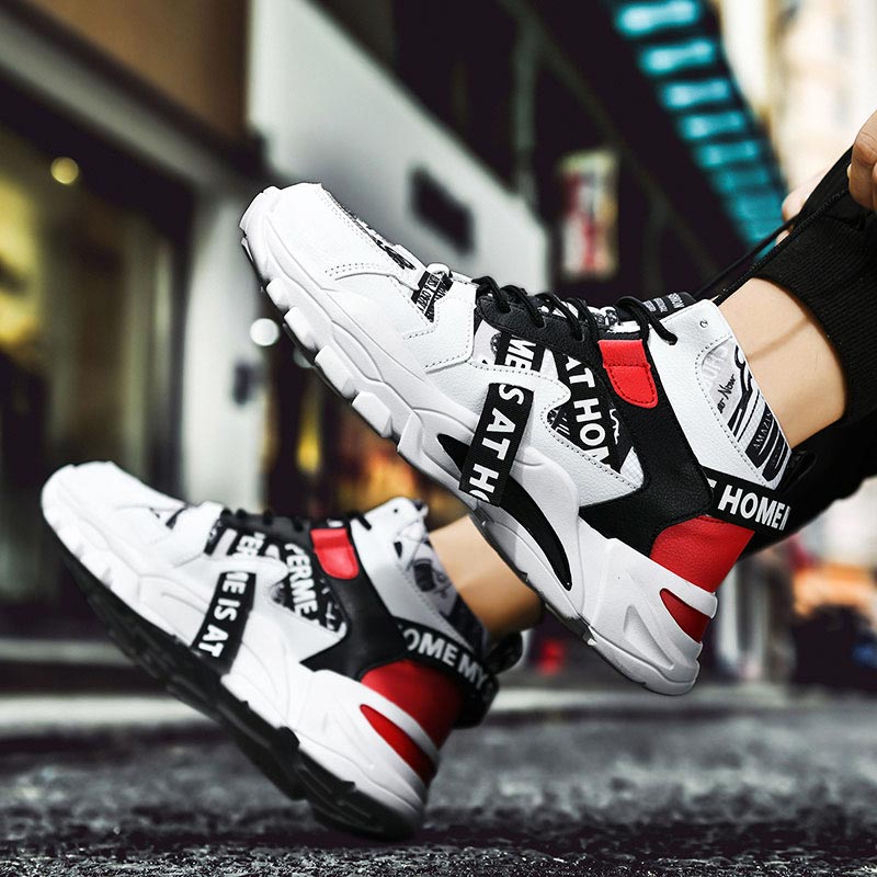 Vintage Fashion Online Store - Zapatillas de deporte gruesas para hombre