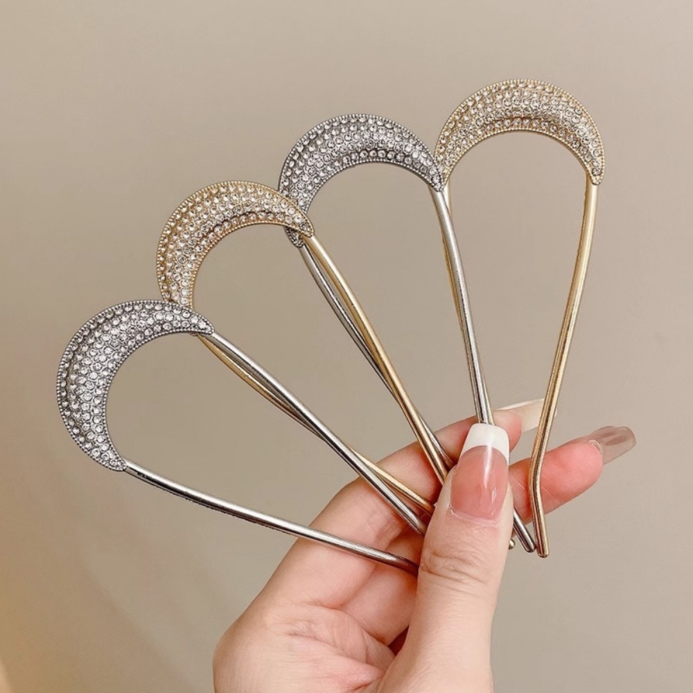 Vintage Fashion Shop - Horquillas de cristal en forma de