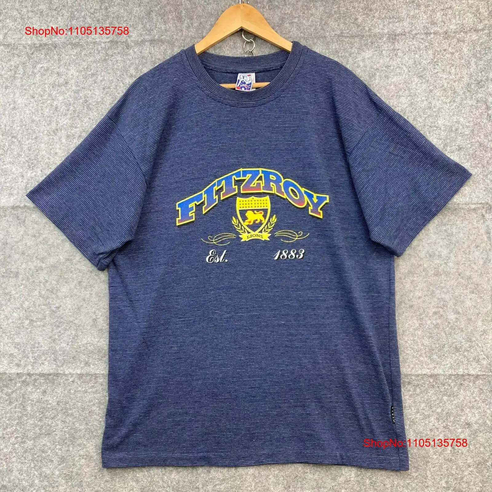 Vintage Fashion Brisbane - VINTAGE Fitzroy Brisbane Lions camiseta para