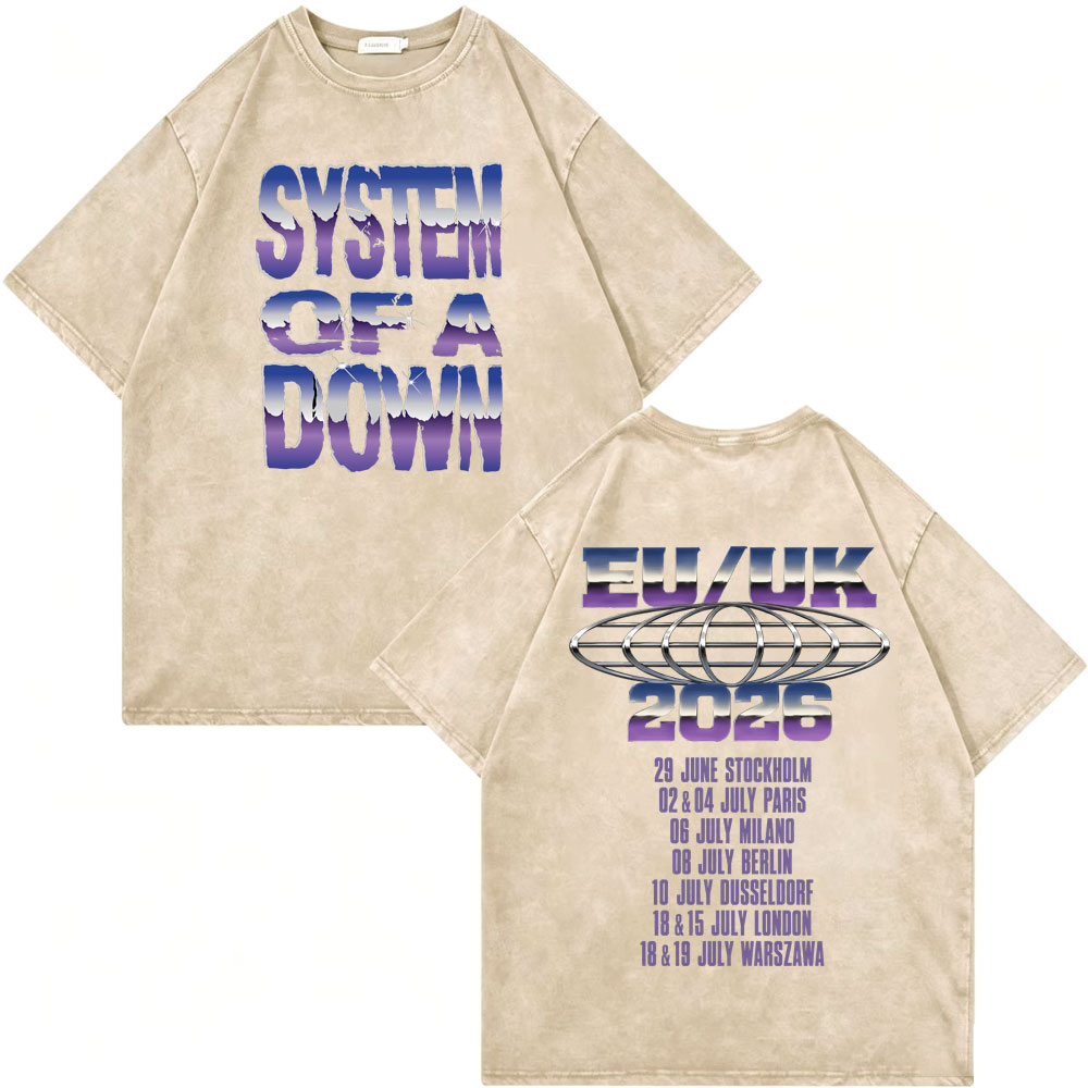 Vintage Fashion Trends 2026 - Camisetas Vintage Lavadas del Sistema de