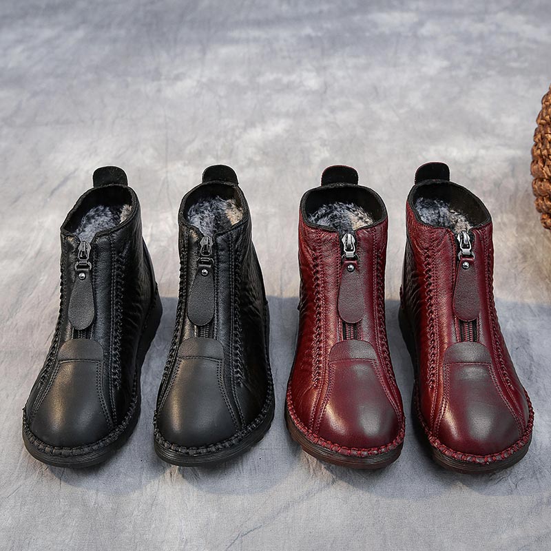Vintage Fashion Online Store - Zapatillas de deporte de cuero sintético