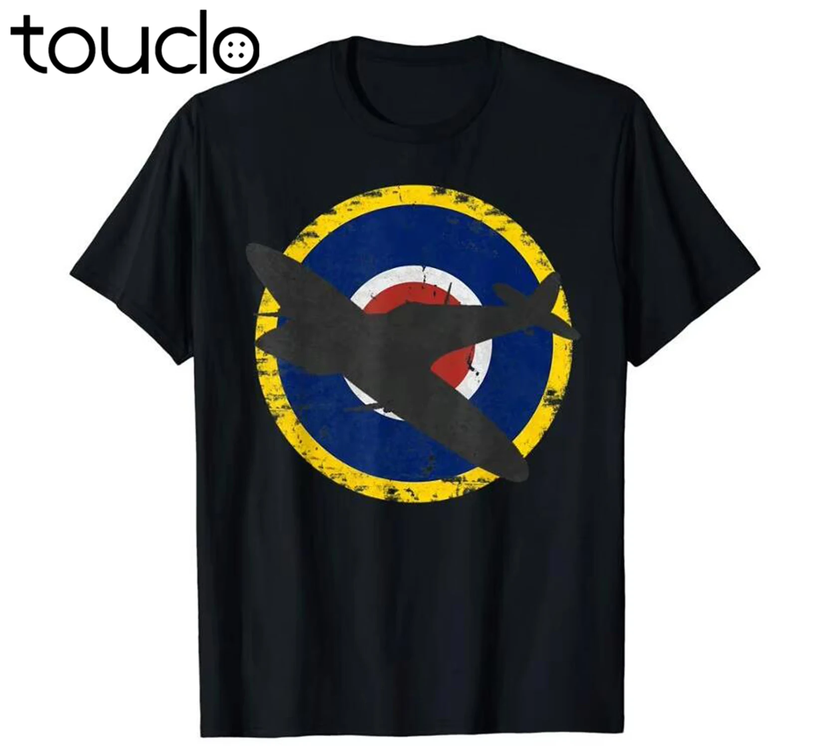 Vintage Fashion Logo - Camiseta Spitfire British Wwii Fighter Vintage