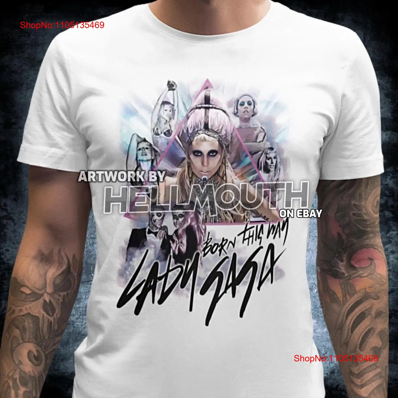 Vintage Fashion Videos - Lady Gaga Born This Way camiseta
