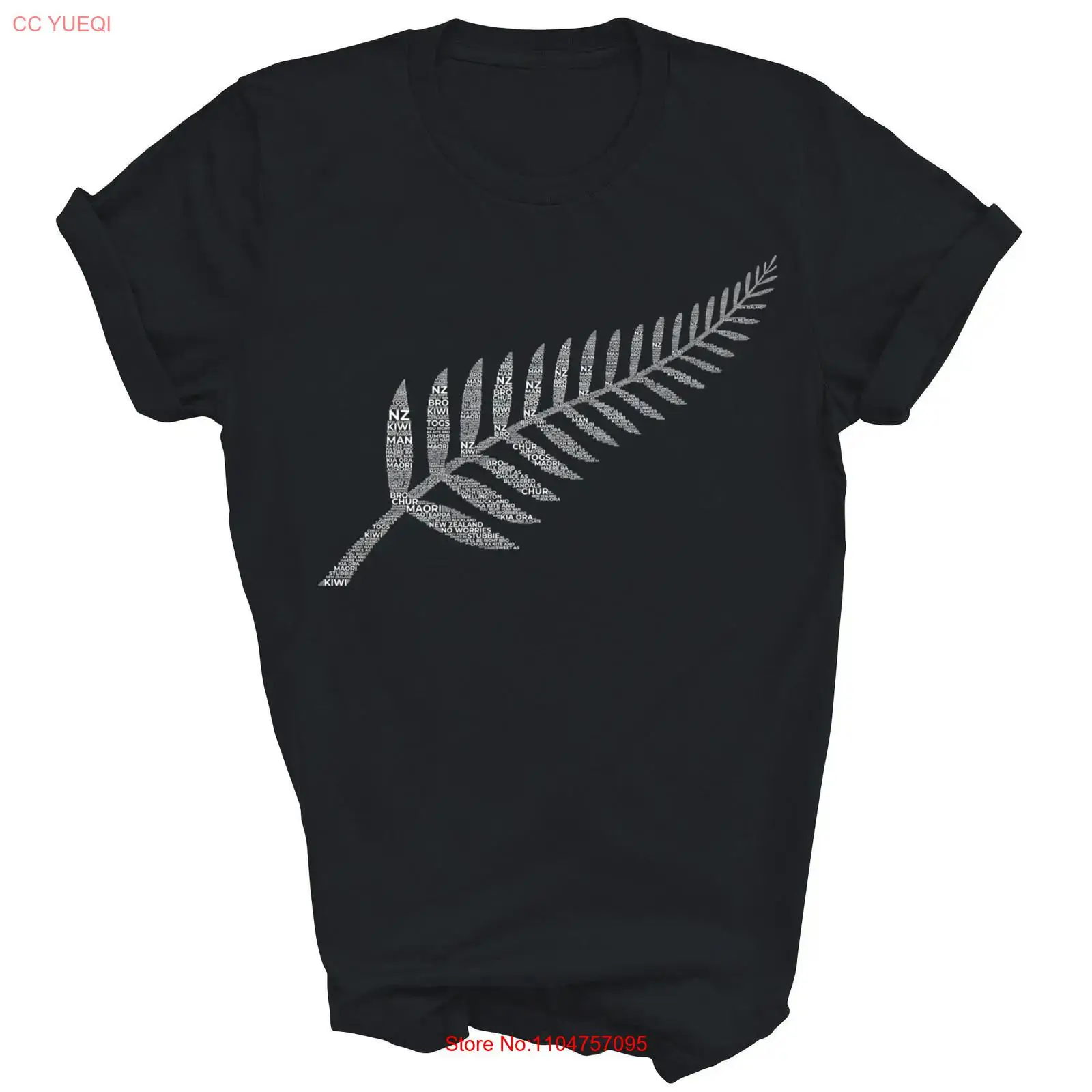 Vintage Fashion Nz - Camiseta Fern New Zealand Kiwis Maori