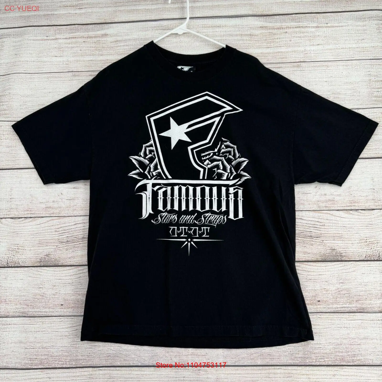 Vintage Fashion Logo - Camiseta Vintage con Logo de estrellas