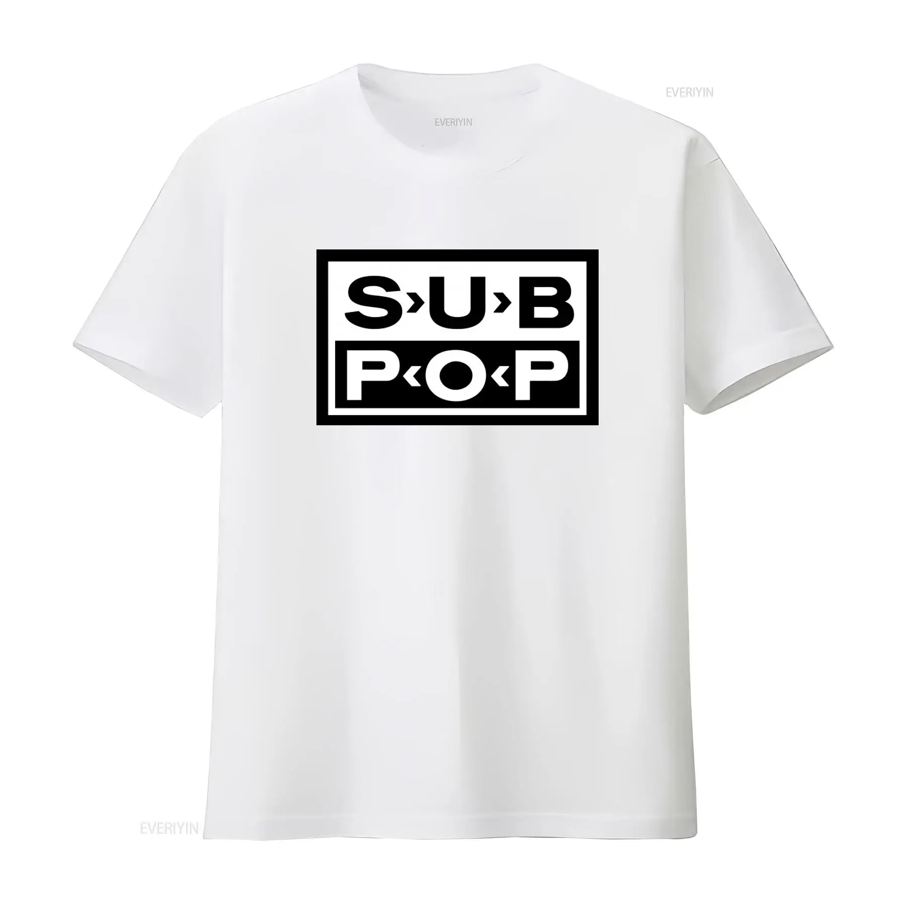 Camiseta con Logotipo Sub Pop, - Vintage Fashion Logo reseña y precio