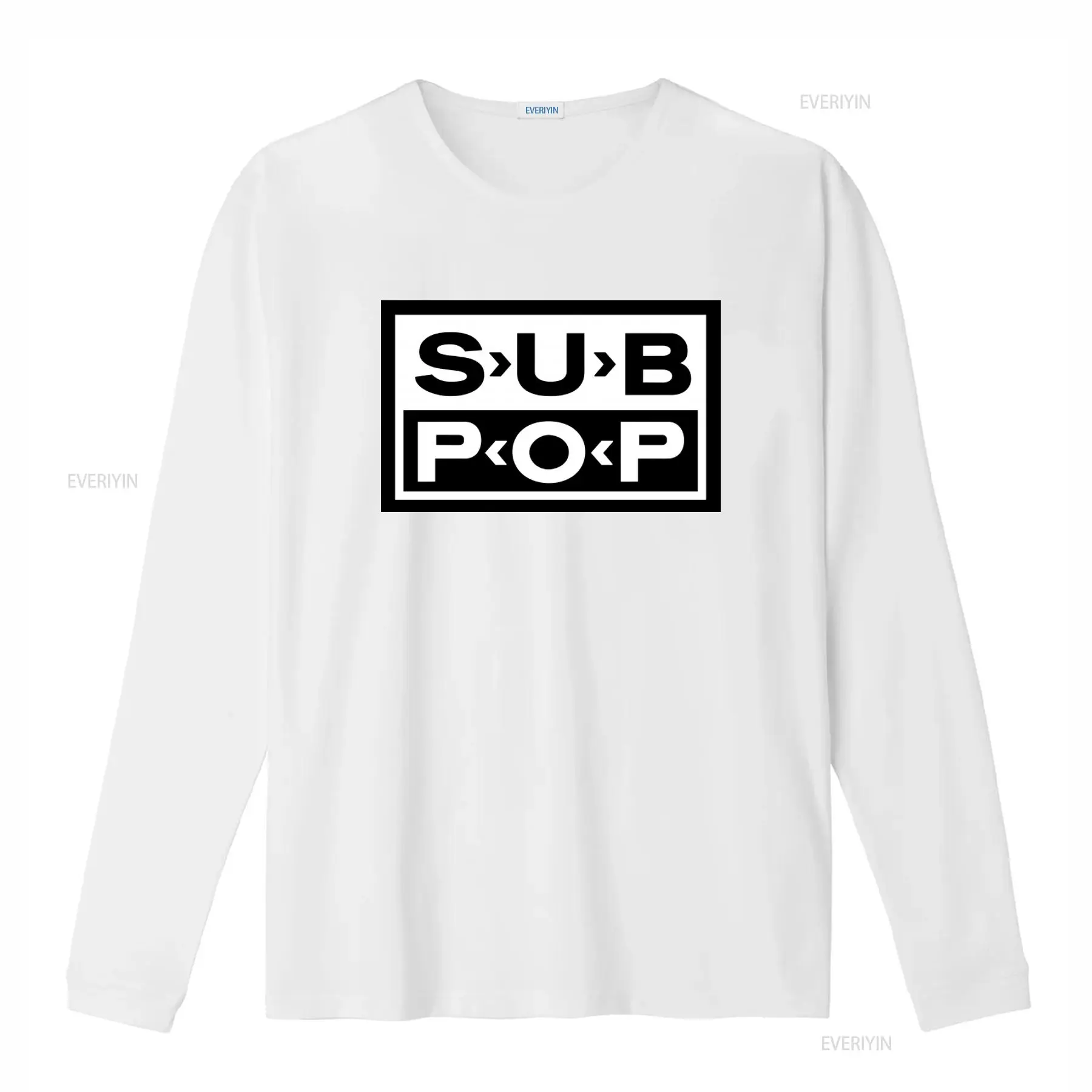 Camiseta con Logotipo Sub Pop, - Vintage Fashion Logo reseña y precio