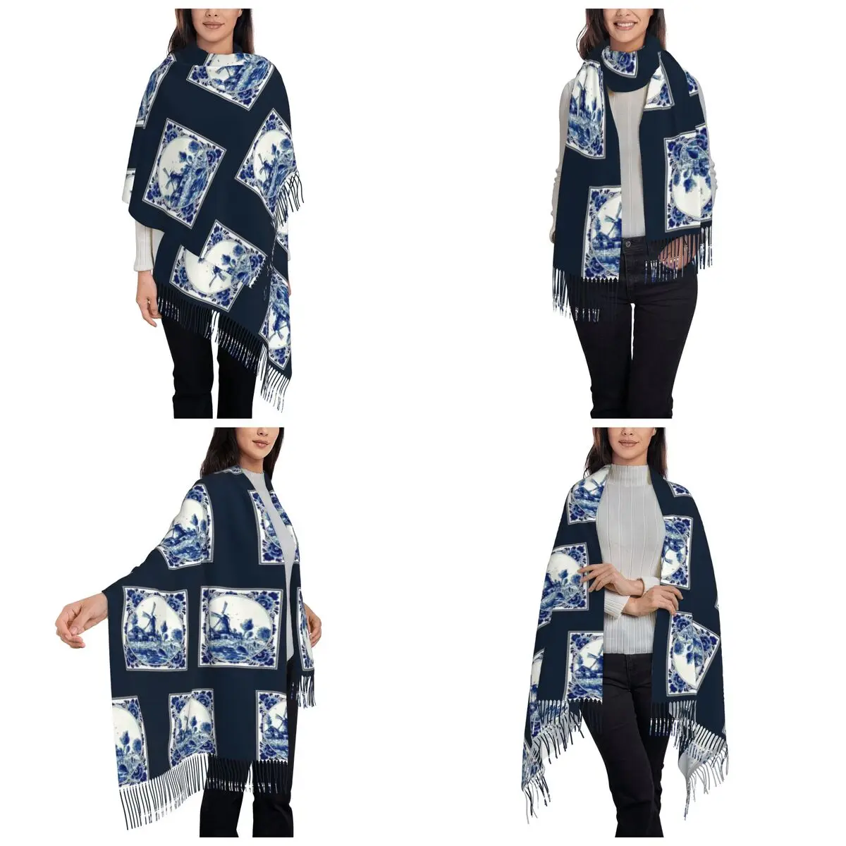 DUTCH BLUE DELFT Vintage molin - Vintage Fashion Shop reseña y precio