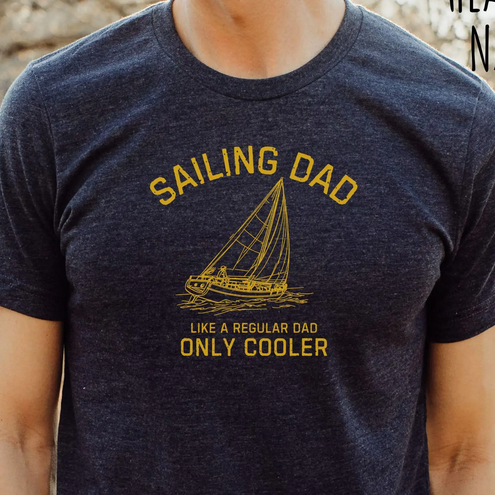 Camiseta divertida para papá m - Vintage Yacht Fashion reseña y precio