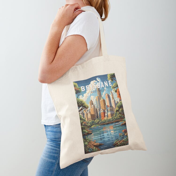 Brisbane Australia Travel Art  - Vintage Fashion Brisbane reseña y precio
