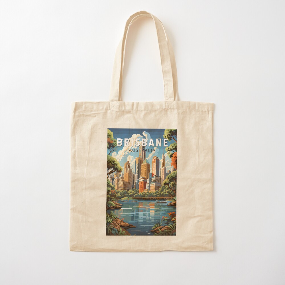 Brisbane Australia Travel Art  - Vintage Fashion Brisbane reseña y precio