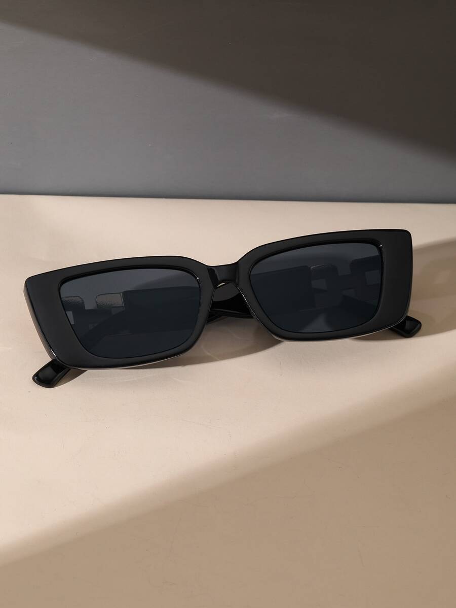 1 par de gafas de sol geométri - Vintage Fashion Outfit reseña y precio