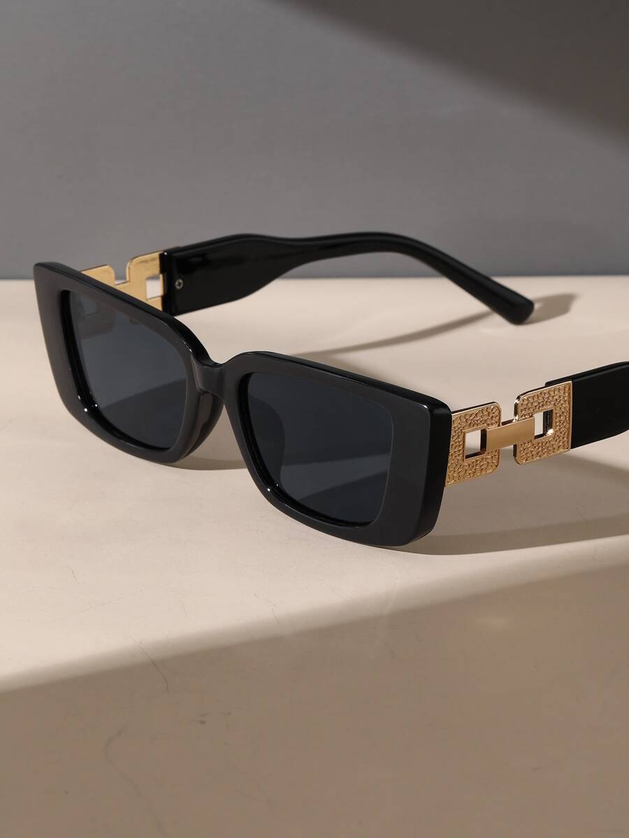 1 par de gafas de sol geométri - Vintage Fashion Outfit reseña y precio