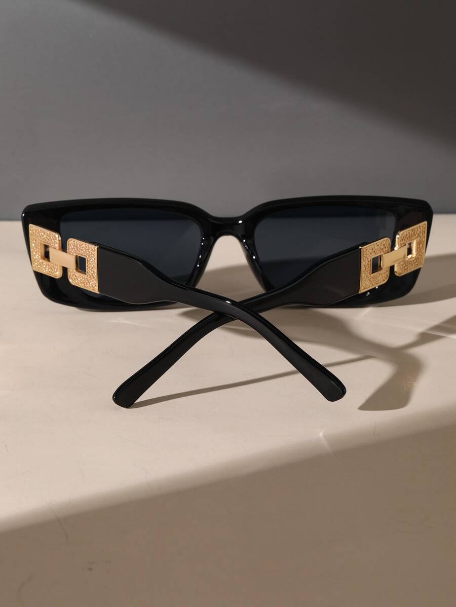 1 par de gafas de sol geométri - Vintage Fashion Outfit reseña y precio