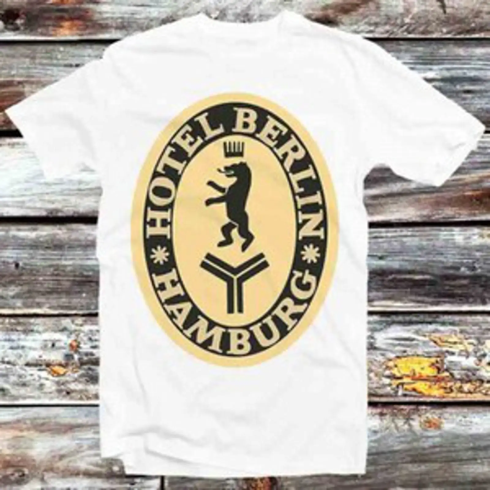 Camiseta con logotipo de Hotel - Vintage Fashion Berlin reseña y precio