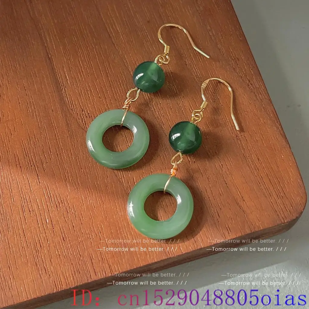Pendientes de anillo de Jade a - Vintage Fashion Blog reseña y precio