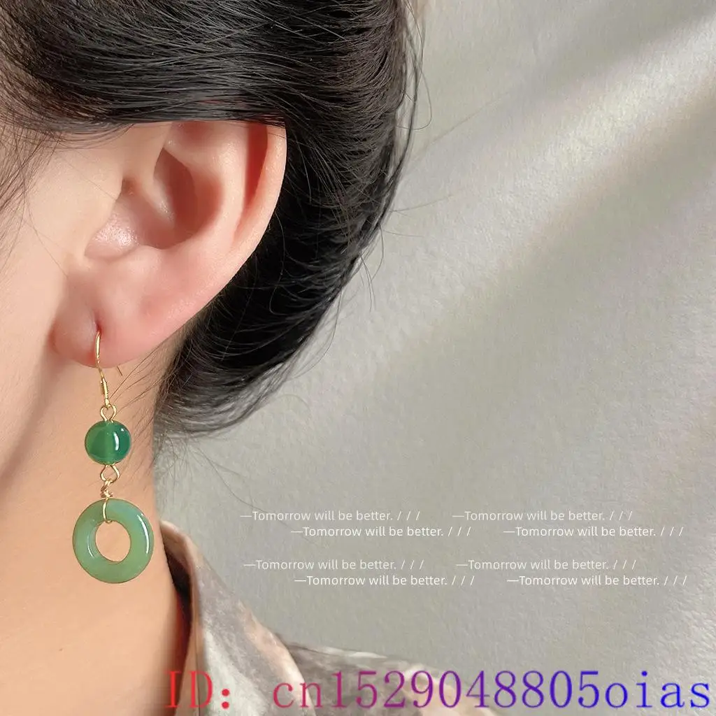 Pendientes de anillo de Jade a - Vintage Fashion Blog reseña y precio