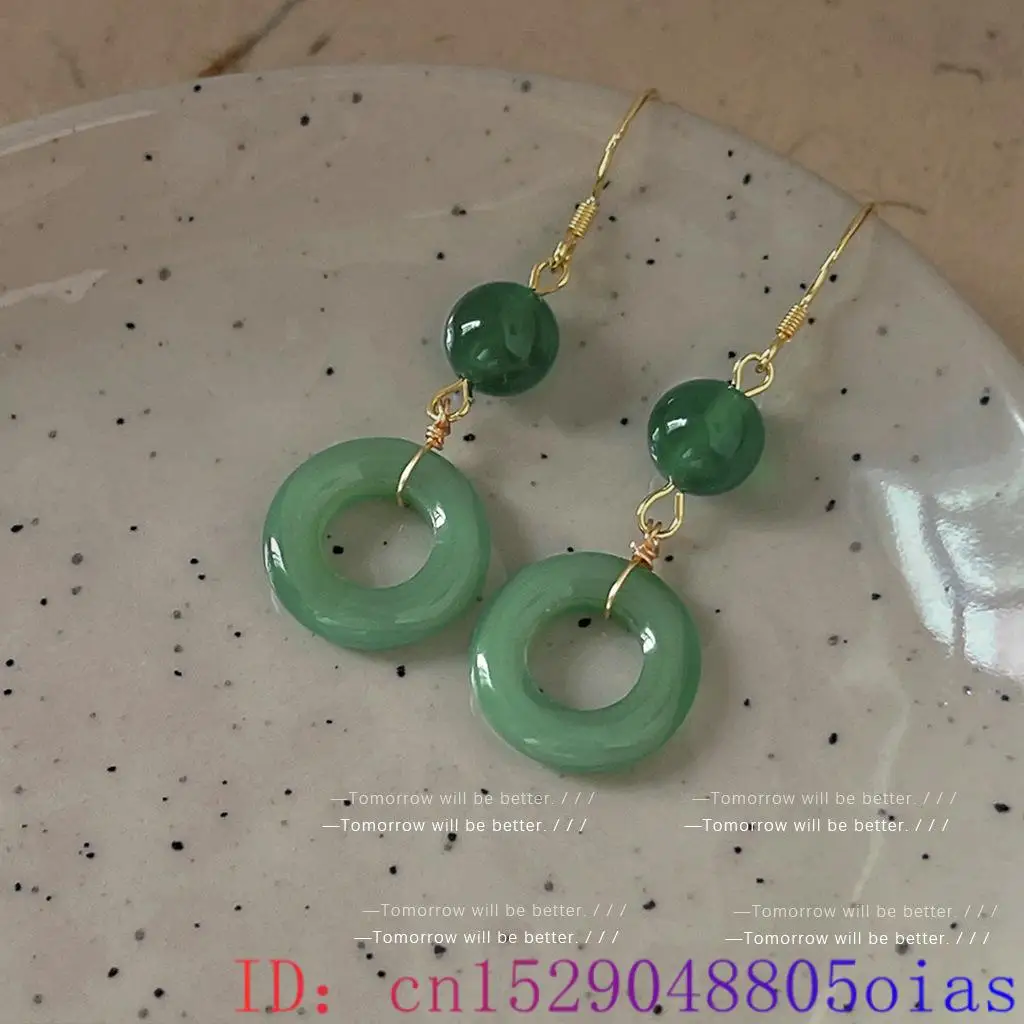 Pendientes de anillo de Jade a - Vintage Fashion Blog reseña y precio