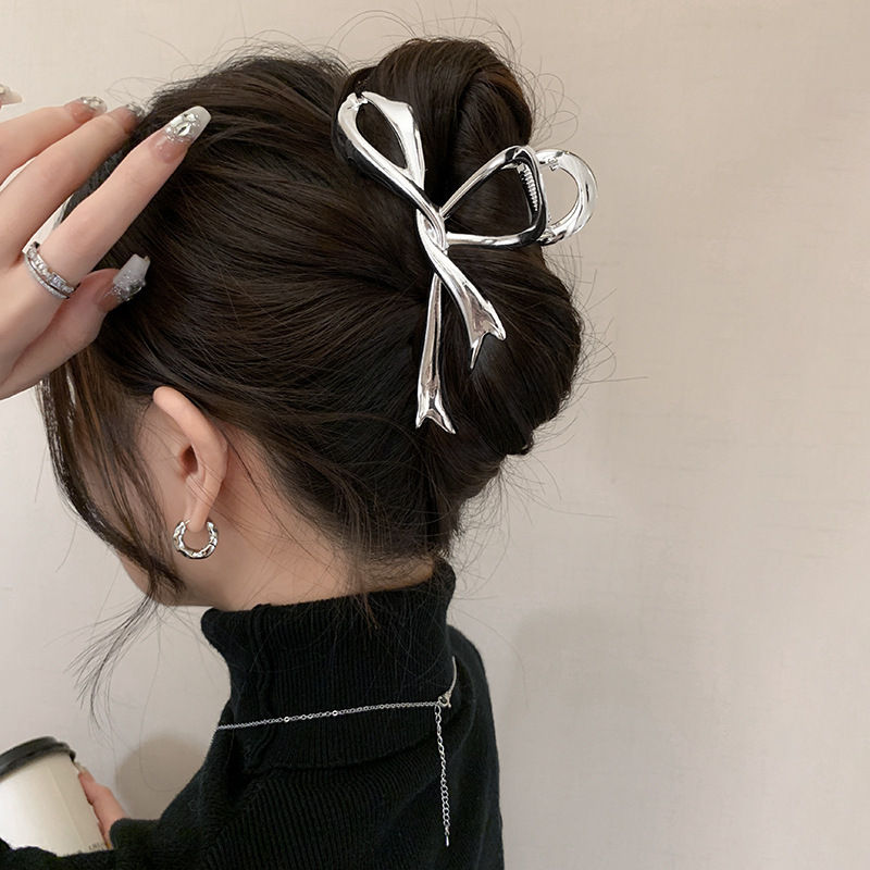 Pinza de pelo hueca Vintage pa - Vintage Fashion Korea reseña y precio