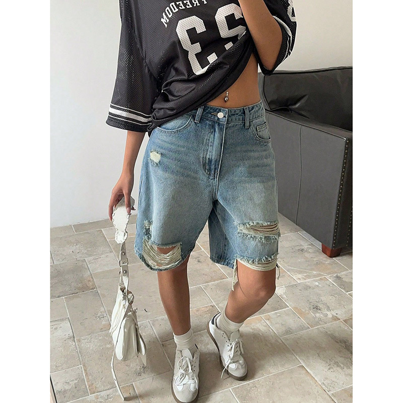 Shorts de mezclilla rasgados d - Vintage Fashion Trends 2026 reseña y precio