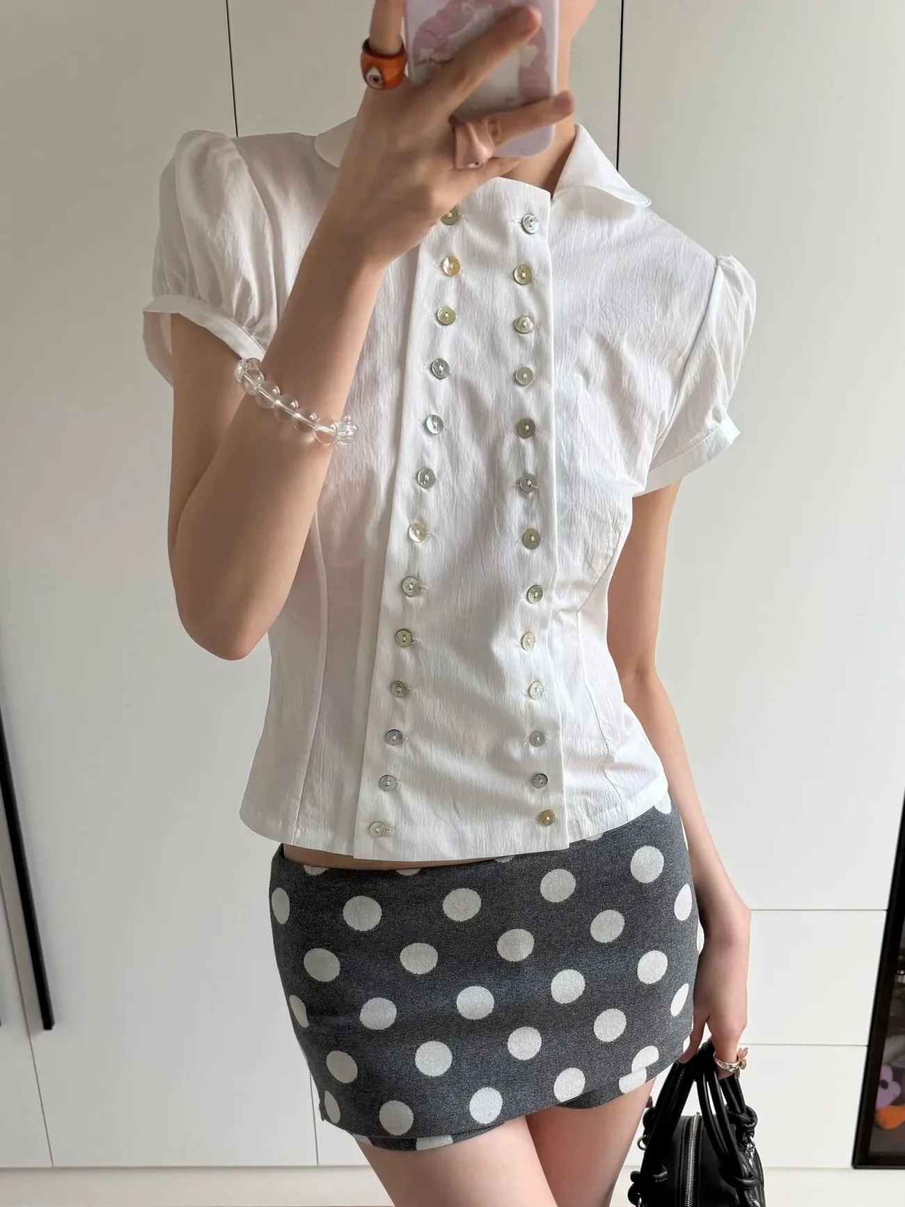 Blusa con Cuello Peter Pan, Es - Vintage Fashion Korea reseña y precio