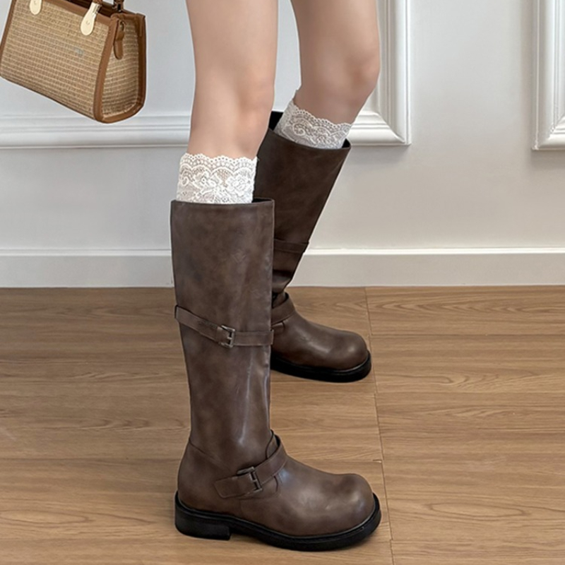 Botas hasta la rodilla con heb - Vintage Fashion Boots reseña y precio