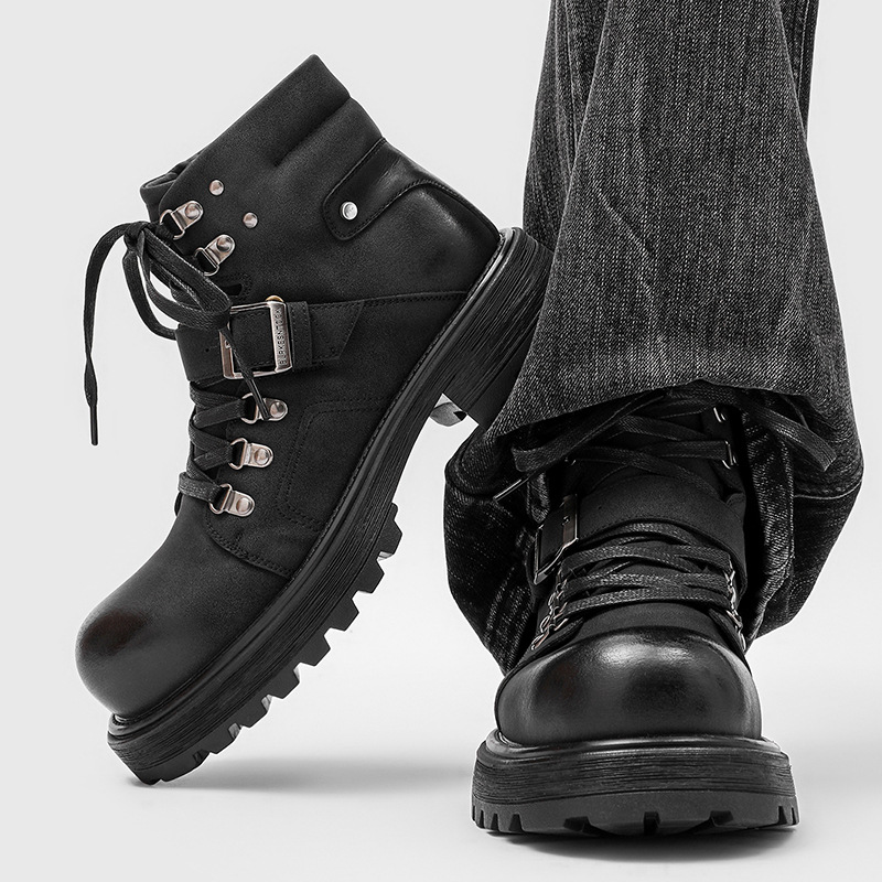 Botas de cuero de marca para h - Vintage Fashion Boots reseña y precio