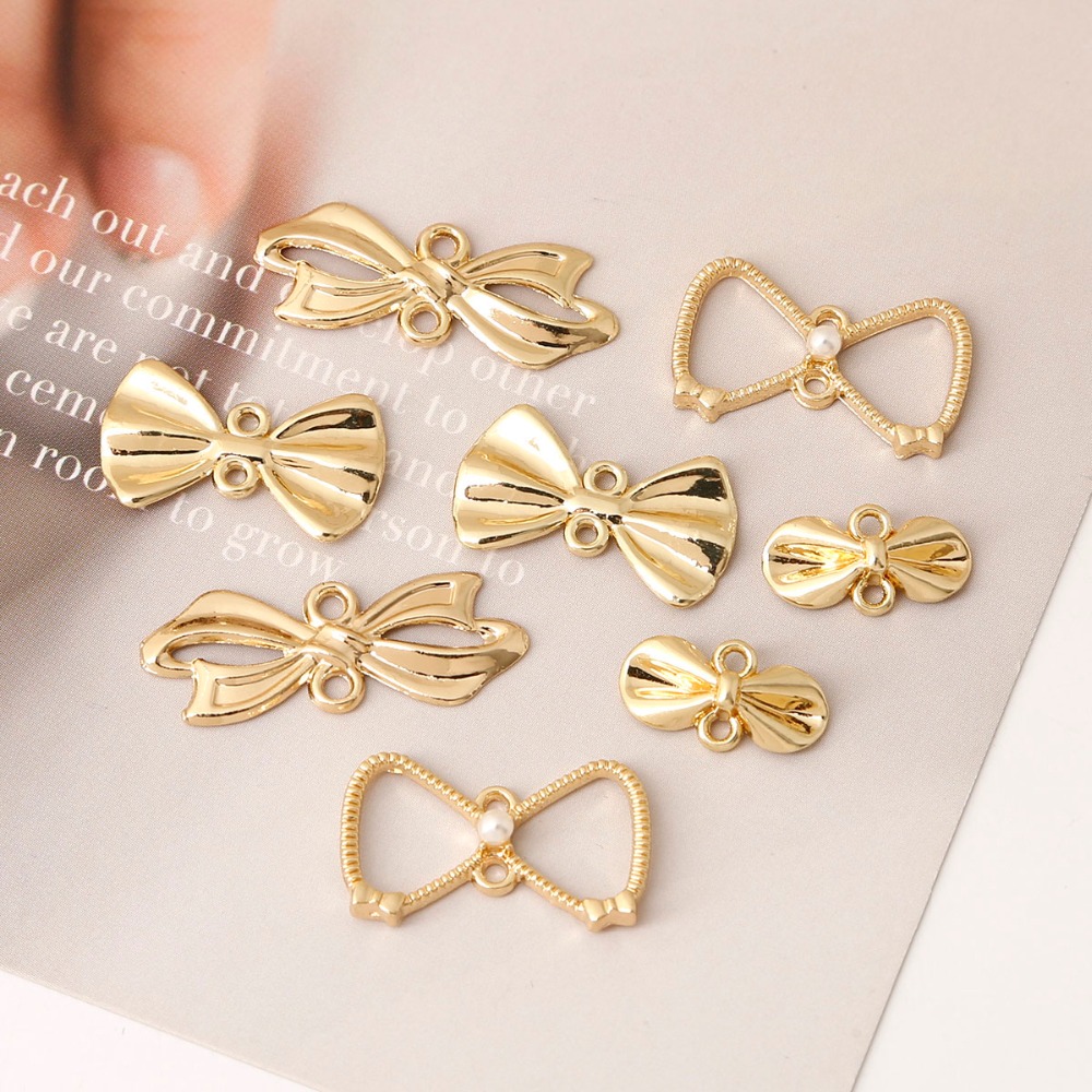 Colgante de lazo de oro antigu - Vintage Fashion Nz reseña y precio