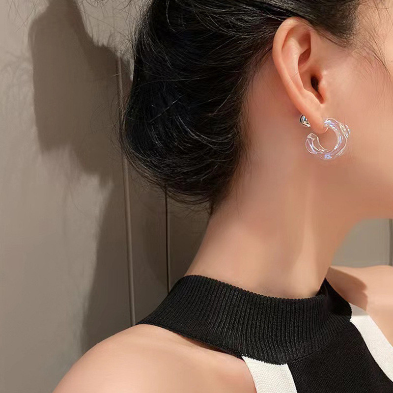 Pendientes de aro geométricos  - Vintage Fashion Korea reseña y precio