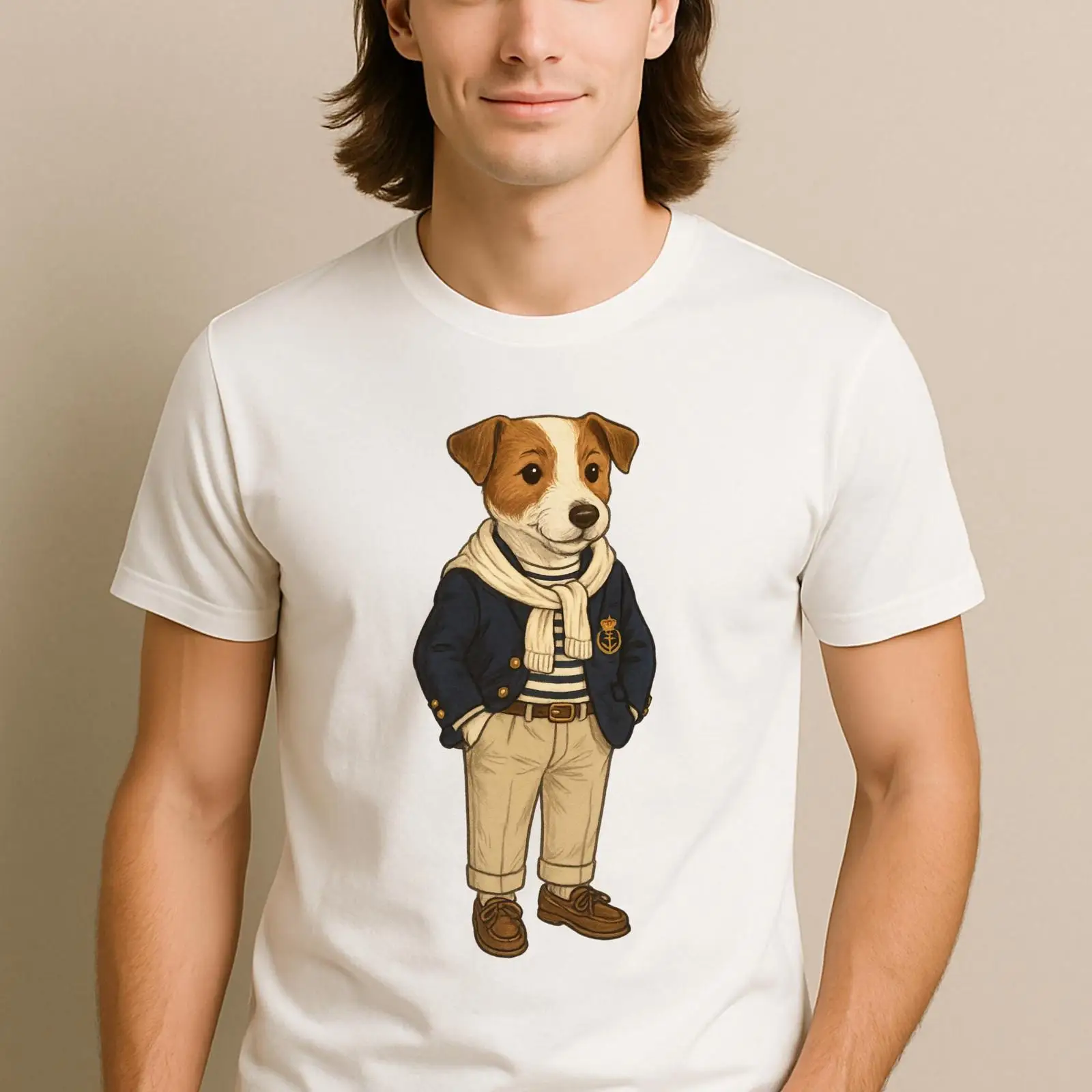 Camiseta Preppy Jack Russell T - Vintage Yacht Fashion reseña y precio