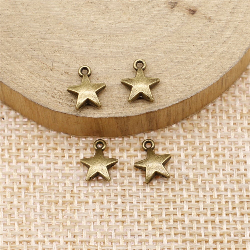 40 piezas de dijes de estrella - Vintage Fashion Blog reseña y precio