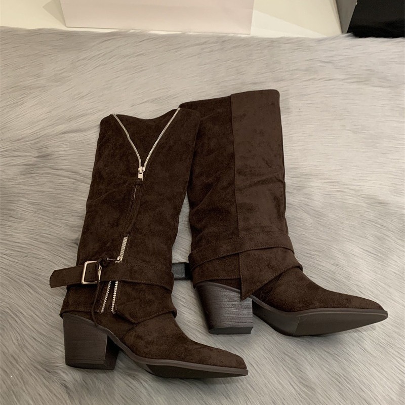 Botas de mujer de cuero de ant - Vintage Fashion Boots reseña y precio