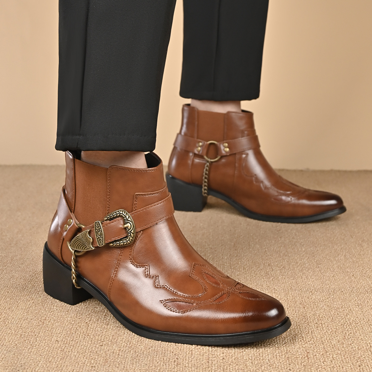 Botas de vaquero vintage de cu - Vintage Fashion Boots reseña y precio
