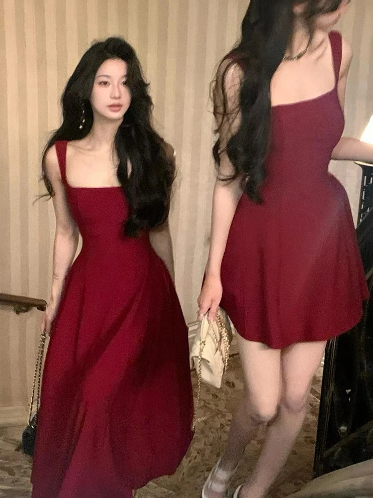 Vestido corto de verano sin ma - Vintage Fashion Korea reseña y precio