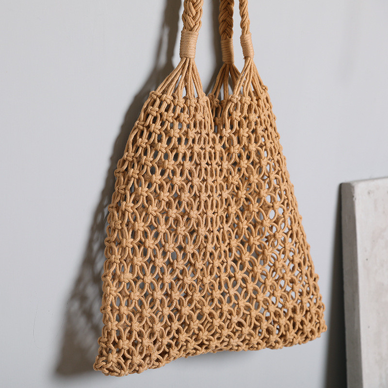 Bolso de paja de gran capacida - Vintage Fashion Shop reseña y precio